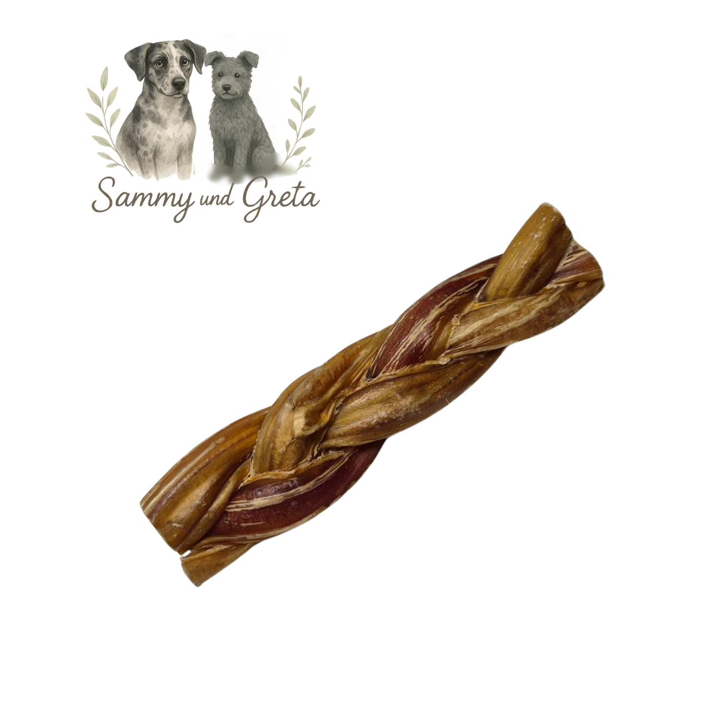 Geflochtener Ochsenziemer – natürlicher Kauspaß