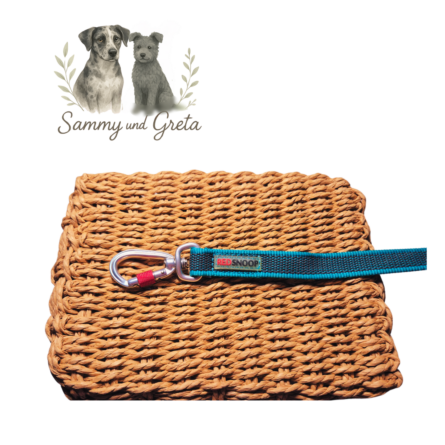 Red Snoop – Nylon Grip Leine Heavy (2 cm) | rutschfest & extrem robust