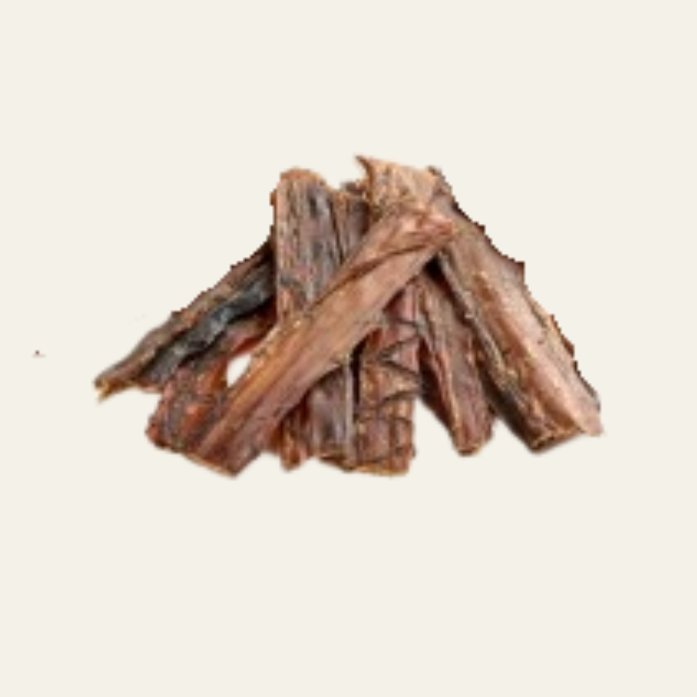 Straußen-Darm – fettarmer, gut verträglicher Kausnack (100 % Strauß)