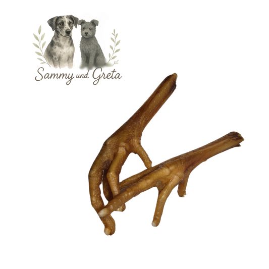 Getrocknete Hühnerfüße – knuspriger Naturkauartikel für jede Hundegröße