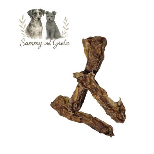 Hühnerhälse – leichter Kausnack für jeden Hund und jede Katze