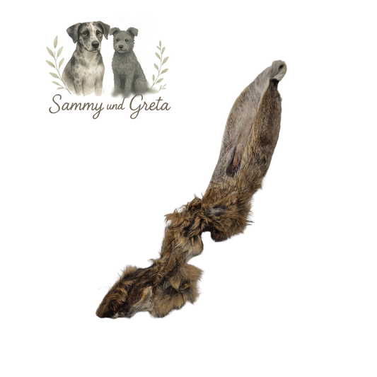 Kaninchenohren mit Fell – artgerechter Kausnack mit Mehrwert