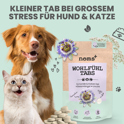Wohlfühltabs für Hunde bei Stress, Angst, Unruhe und Hyperaktivität