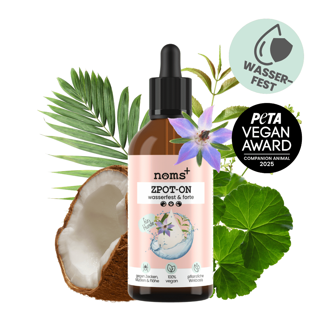 Wasserfestes Zpot-on für Hunde gegen Zecken, Flöhe, Milben & Mücken [Jahresvorrat]