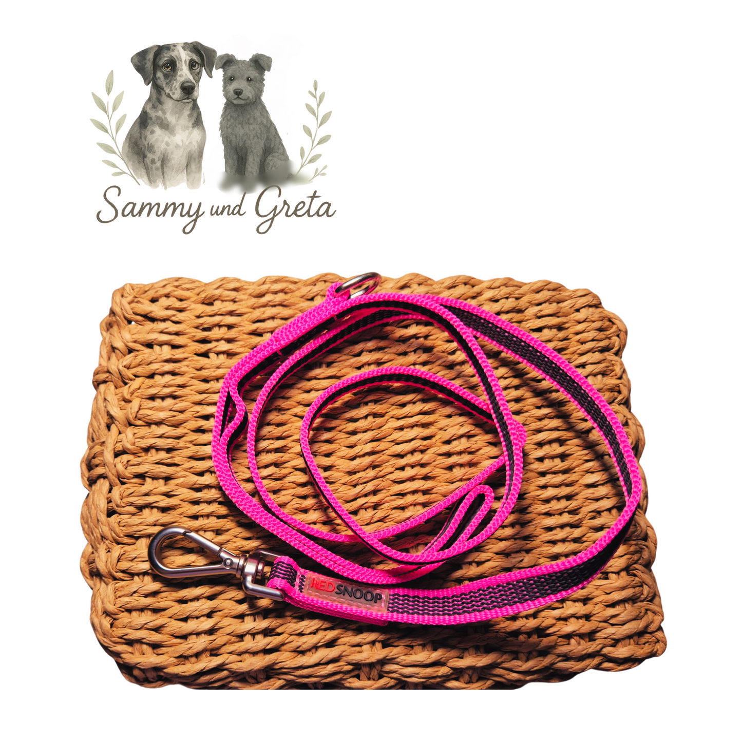 Red Snoop – Nylon Grip Leine (rutschfest & robust)