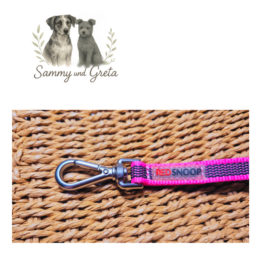 Red Snoop – Nylon Grip Leine (rutschfest & robust)