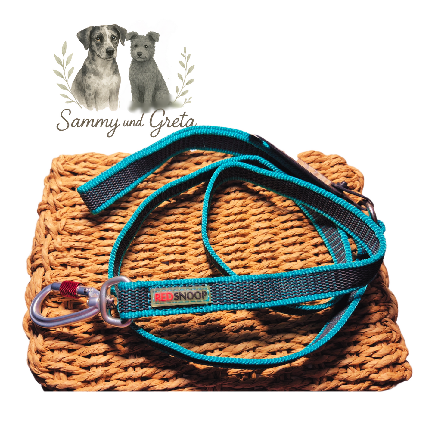 Red Snoop – Nylon Grip Leine Heavy (2 cm) | rutschfest & extrem robust