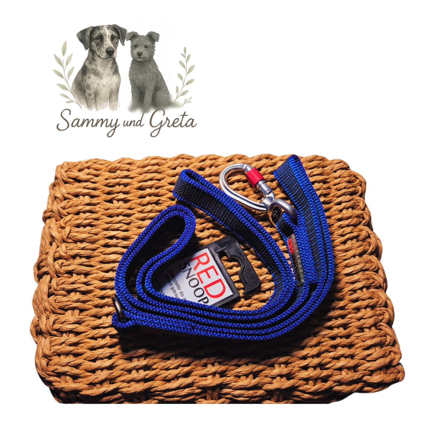 Red Snoop – Nylon Grip Leine Heavy (2 cm) | rutschfest & extrem robust