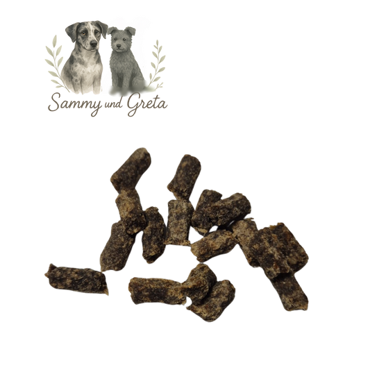 Lammfleisch-Minis  – aromatische Trainingssnacks